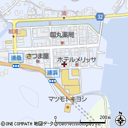 長崎県南松浦郡新上五島町浦桑郷1313周辺の地図