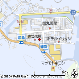 長崎県南松浦郡新上五島町浦桑郷1317周辺の地図