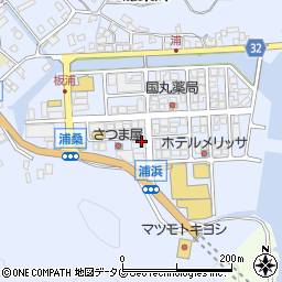 長崎県南松浦郡新上五島町浦桑郷1316周辺の地図