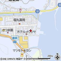 長崎県南松浦郡新上五島町浦桑郷1286周辺の地図