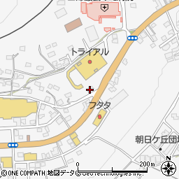 赤嶺八幡社周辺の地図