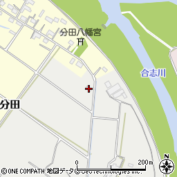 熊本県山鹿市鹿本町分田234周辺の地図
