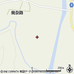 高知県宿毛市橋上町奥奈路468周辺の地図