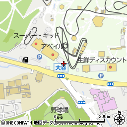 サンカクヤトライアム荒尾店周辺の地図