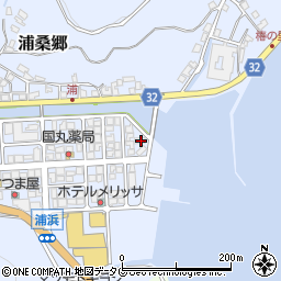 長崎県南松浦郡新上五島町浦桑郷1404周辺の地図