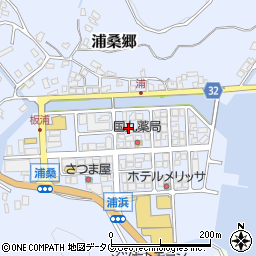 長崎県南松浦郡新上五島町浦桑郷1351周辺の地図