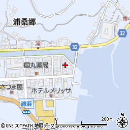 長崎県南松浦郡新上五島町浦桑郷1323周辺の地図