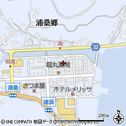 長崎県南松浦郡新上五島町浦桑郷1354周辺の地図