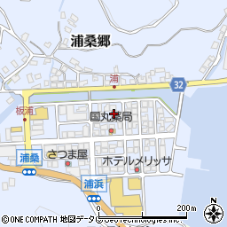 長崎県南松浦郡新上五島町浦桑郷1353周辺の地図