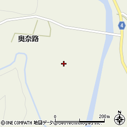 高知県宿毛市橋上町奥奈路457周辺の地図