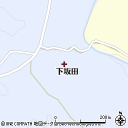 大分県竹田市下坂田696-2周辺の地図