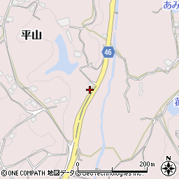 熊本県荒尾市平山2459周辺の地図