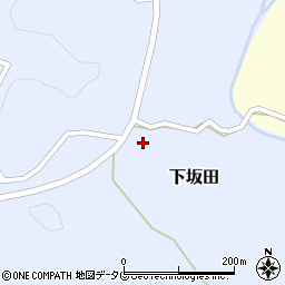 大分県竹田市下坂田691周辺の地図