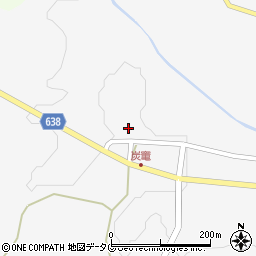 大分県竹田市炭竈1148周辺の地図