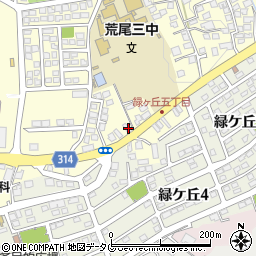 熊本県荒尾市本井手1553-5周辺の地図