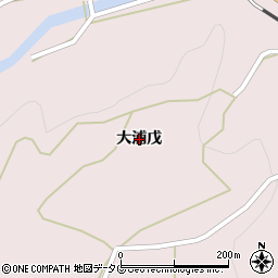 佐賀県藤津郡太良町大浦戊周辺の地図