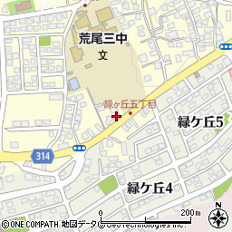 熊本県荒尾市本井手1553-7周辺の地図