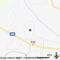 大分県竹田市炭竈1150周辺の地図