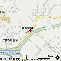 明喜田周辺の地図