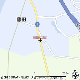 藤田(江田)周辺の地図