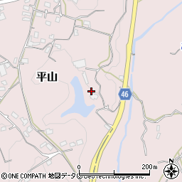 熊本県荒尾市平山2058周辺の地図
