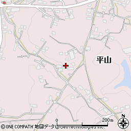 熊本県荒尾市平山2132周辺の地図