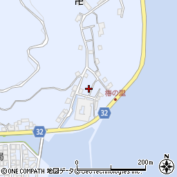 長崎県南松浦郡新上五島町浦桑郷1000周辺の地図