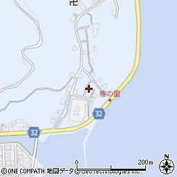 長崎県南松浦郡新上五島町浦桑郷1002周辺の地図