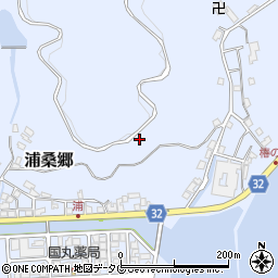 長崎県南松浦郡新上五島町浦桑郷938周辺の地図