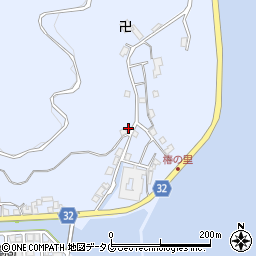 長崎県南松浦郡新上五島町浦桑郷989周辺の地図