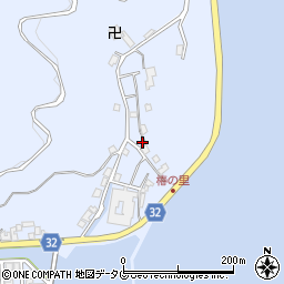 長崎県南松浦郡新上五島町浦桑郷1024周辺の地図