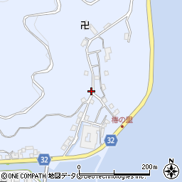 長崎県南松浦郡新上五島町浦桑郷1061周辺の地図