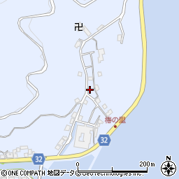 長崎県南松浦郡新上五島町浦桑郷1033周辺の地図