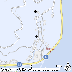 長崎県南松浦郡新上五島町浦桑郷1063周辺の地図