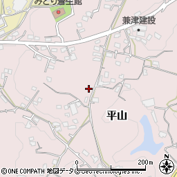 熊本県荒尾市平山2102周辺の地図