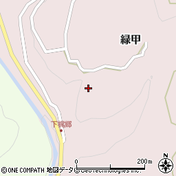 愛媛県南宇和郡愛南町緑甲周辺の地図