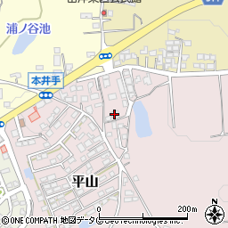 熊本県荒尾市平山2213周辺の地図
