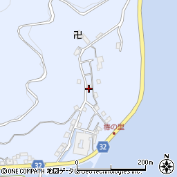 長崎県南松浦郡新上五島町浦桑郷1042周辺の地図