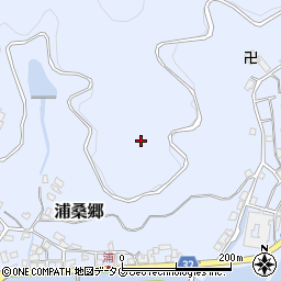 長崎県南松浦郡新上五島町浦桑郷934-1周辺の地図
