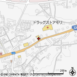 トヨタカローラ大分三重店周辺の地図