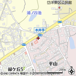 熊本県荒尾市平山2268周辺の地図