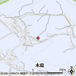 熊本県菊池市上木庭331周辺の地図