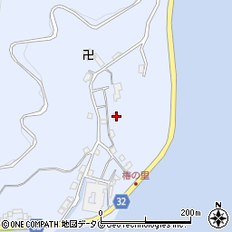 長崎県南松浦郡新上五島町浦桑郷1224周辺の地図