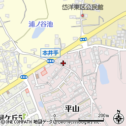 熊本県荒尾市平山2267周辺の地図