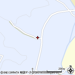 大分県竹田市下坂田988-3周辺の地図