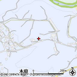 熊本県菊池市上木庭351周辺の地図