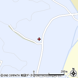大分県竹田市下坂田988-2周辺の地図