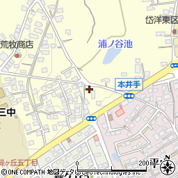 熊本県荒尾市本井手669周辺の地図