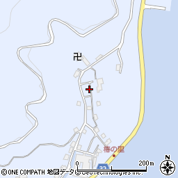長崎県南松浦郡新上五島町浦桑郷1196周辺の地図