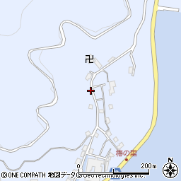 長崎県南松浦郡新上五島町浦桑郷1121周辺の地図